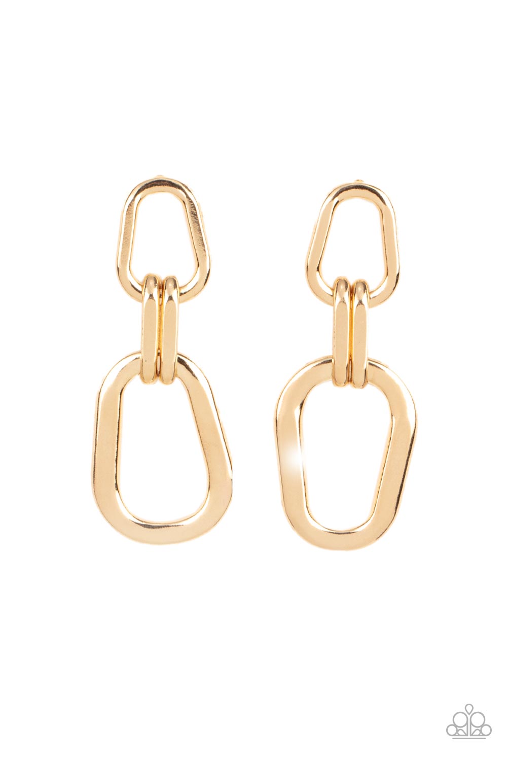 HARMONIC HARDWARE GOLD-EARRINGS