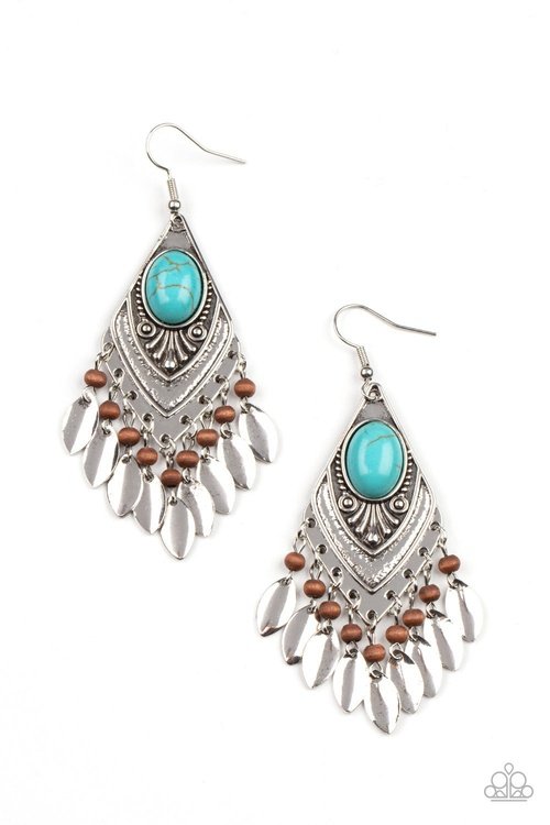 EARTHY ETIQUETTE BLUE-EARRINGS