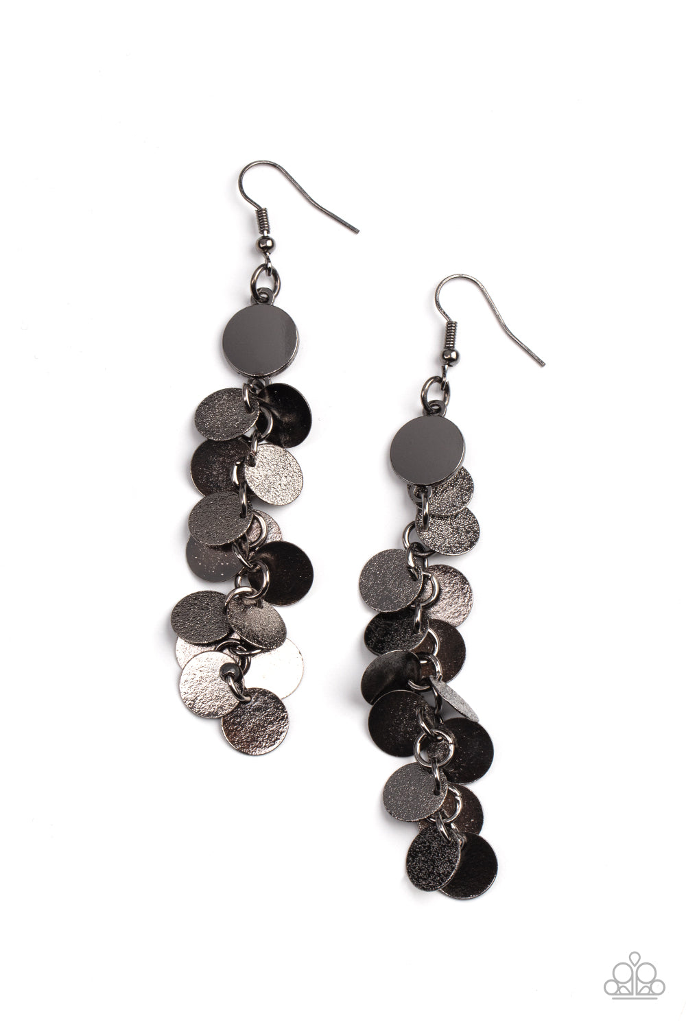 GAME CHIME BLACK-EARRINGS