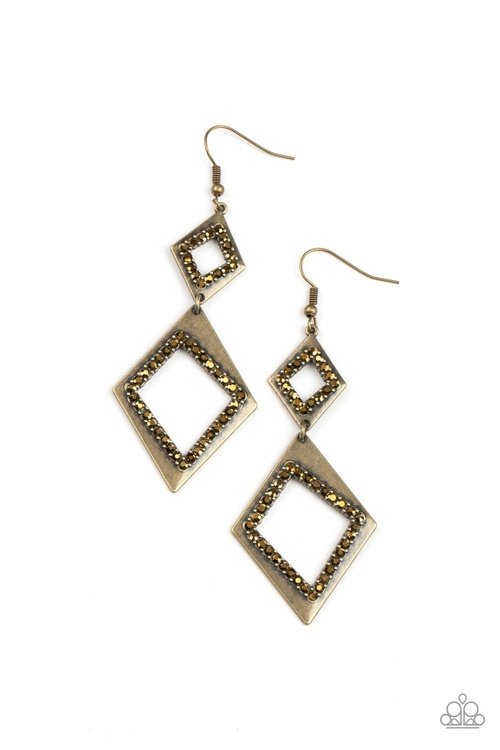 DECO DECOUPAGE BRASS-EARRINGS