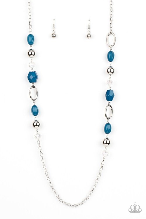 VIVID VARIETY BLUE-NECKLACE