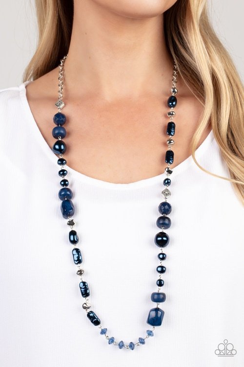 JUICY GOSSIP BLUE-NECKLACE