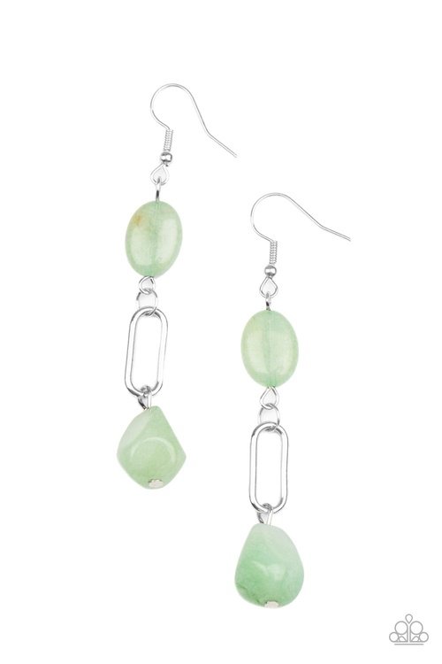 STONE APOTHECARY GREEN-EARRINGS