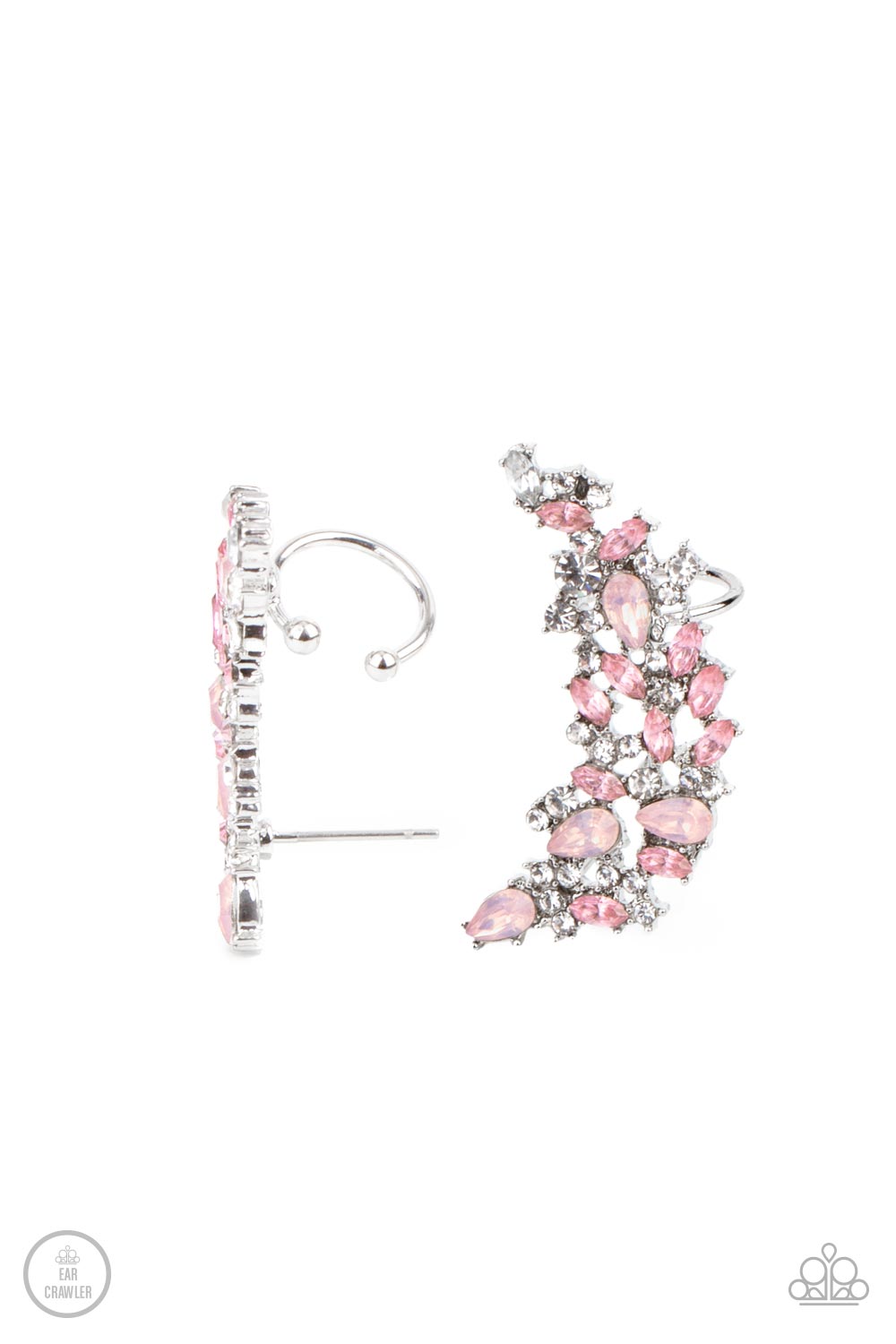 PRISMATICALLY PANORAMIC PINK-EARRINGS