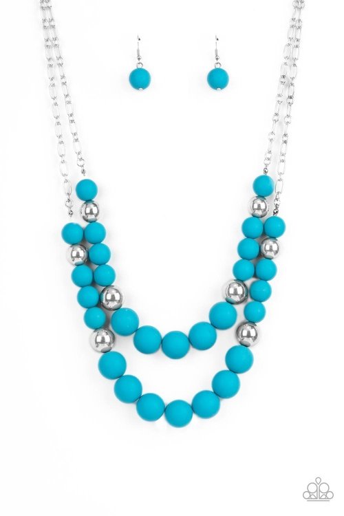 VIVID VANITY BLUE-NECKLACE