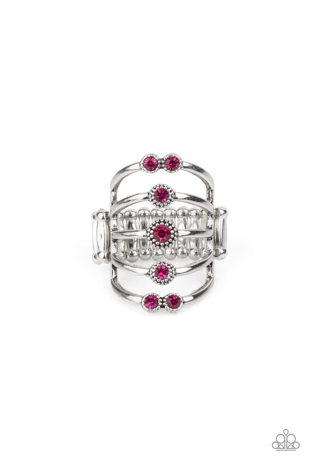 LAYER ON THE LUSTER PINK-RING