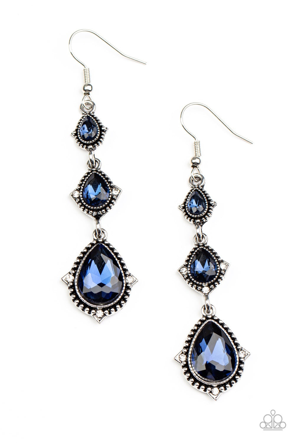 PRAGUE PRINCESS BLUE-EARRINGS