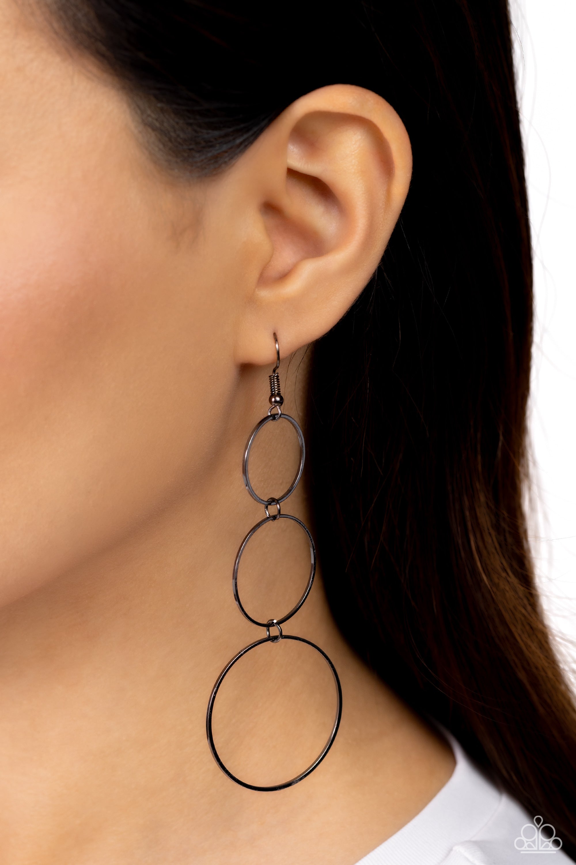 URBAN OZONE BLACK-EARRINGS