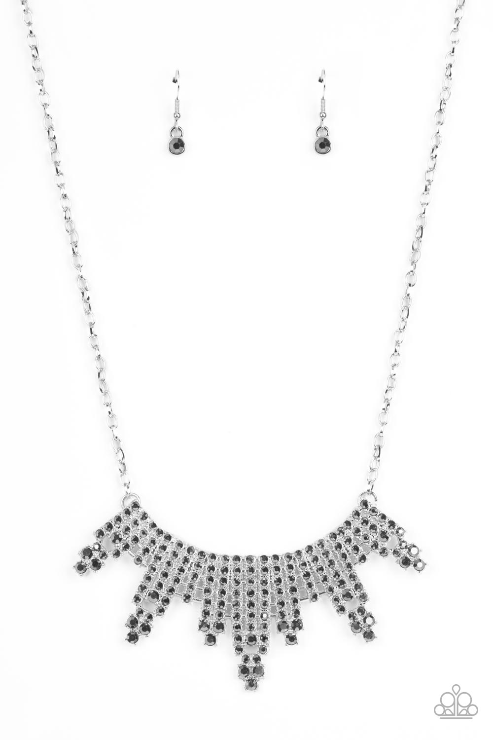 SKYSCRAPING SPARKLE SILVER-NECKLACE