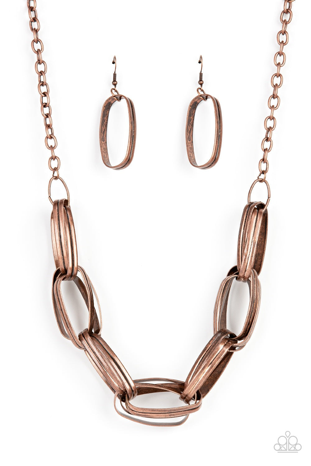 FIERCELY FLEXING COPPER-NECKLACE