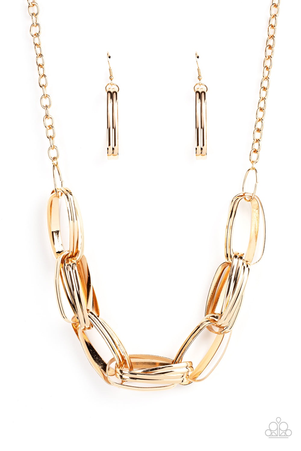 FIERCELY FLEXING GOLD-NECKLACE