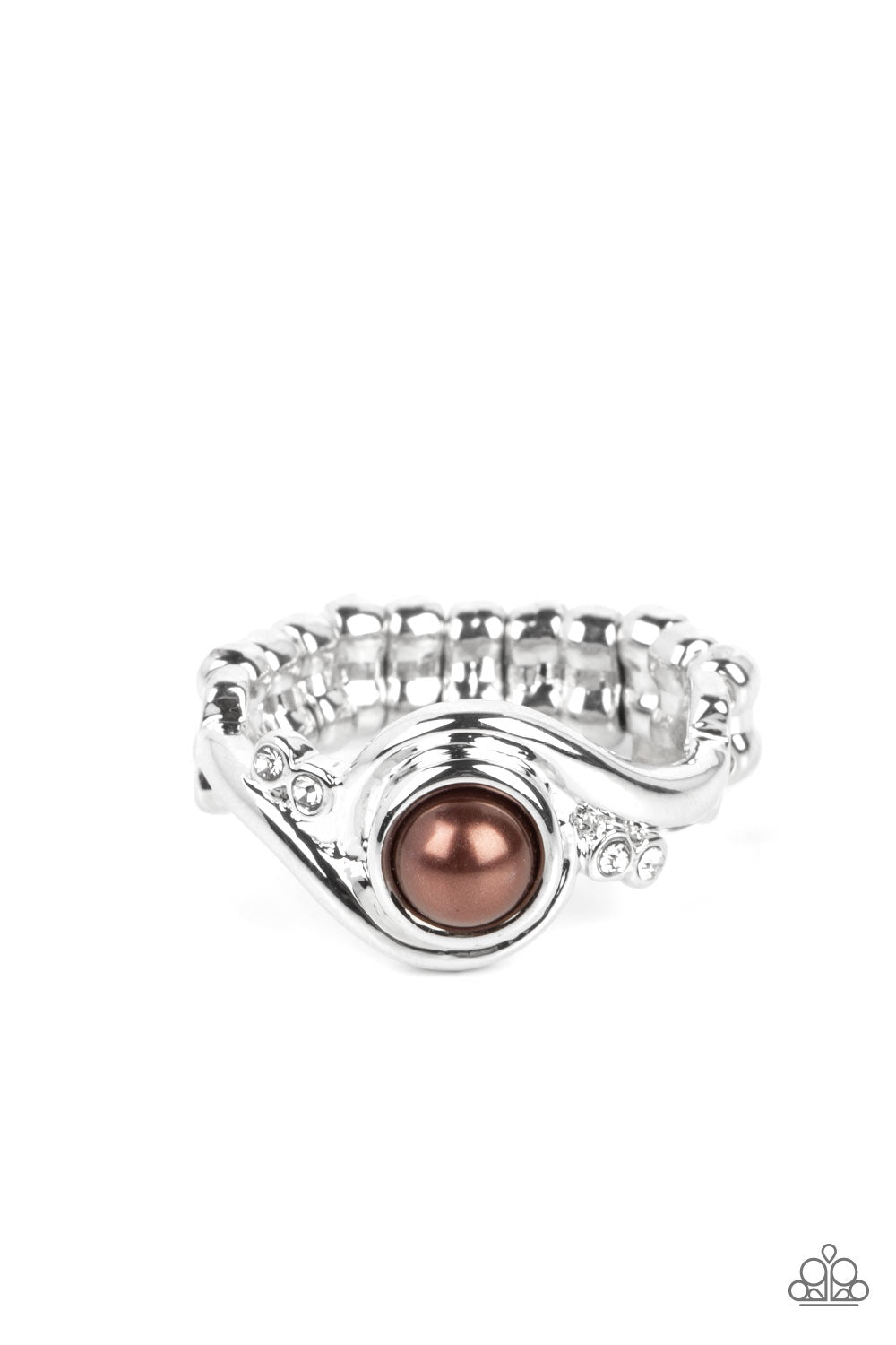 PEARLY PIZZAZZ BROWN-RING