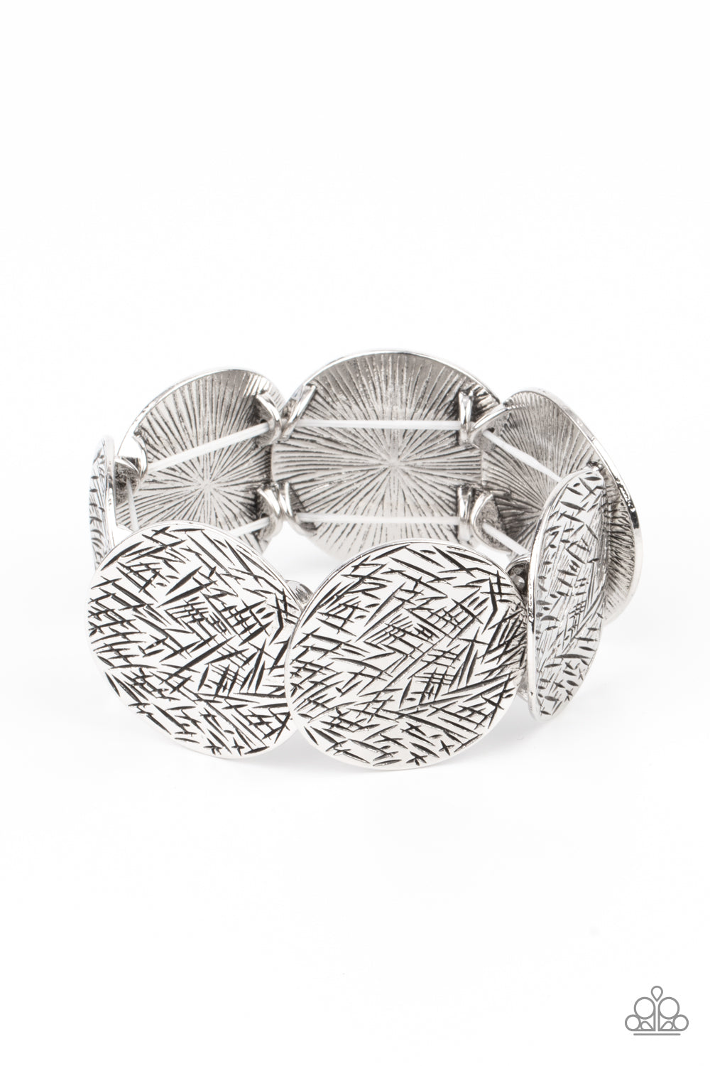 EXTRA ETCHED SILVER-BRACELET