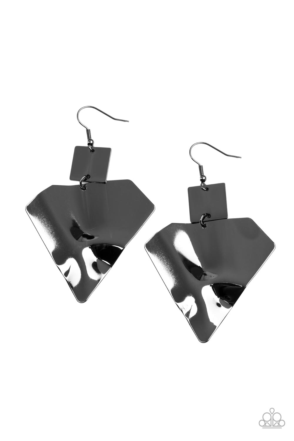 DECEIVINGLY DECO BLACK-EARRINGS