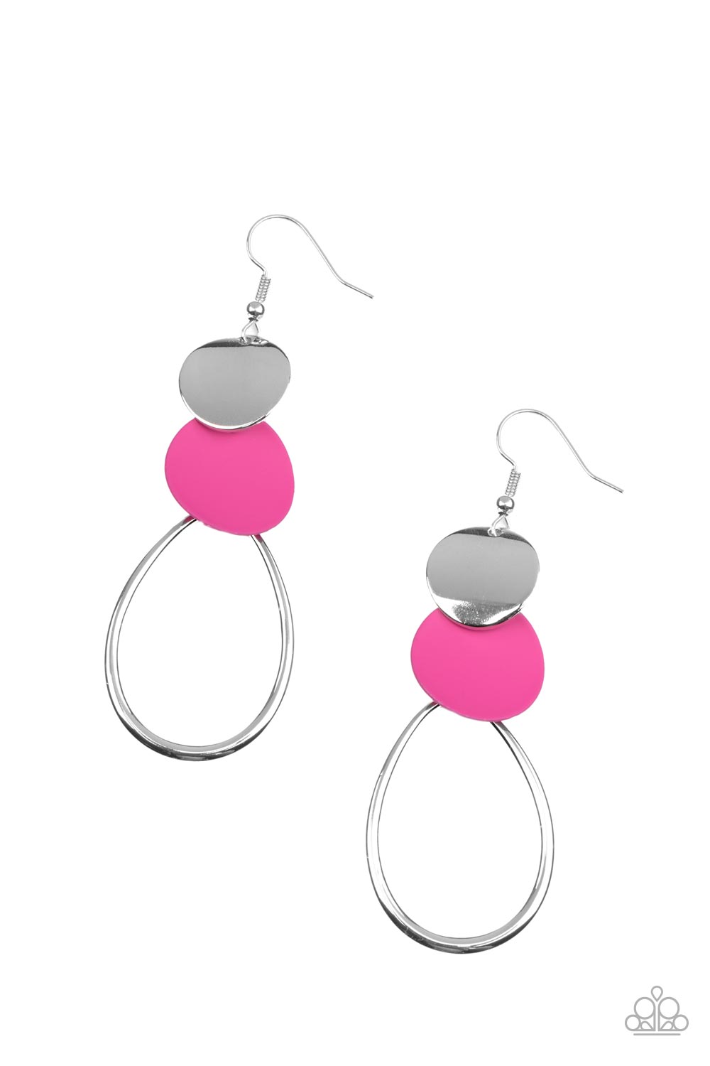 RETRO RECEPTION PINK-EARRINGS