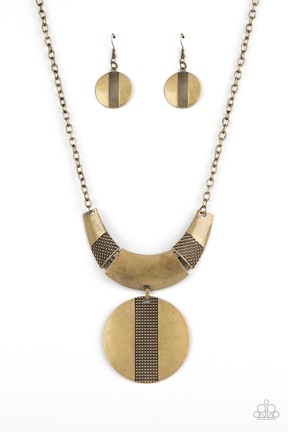 METALLIC ENCHANTRESS BRASS-NECKLACE