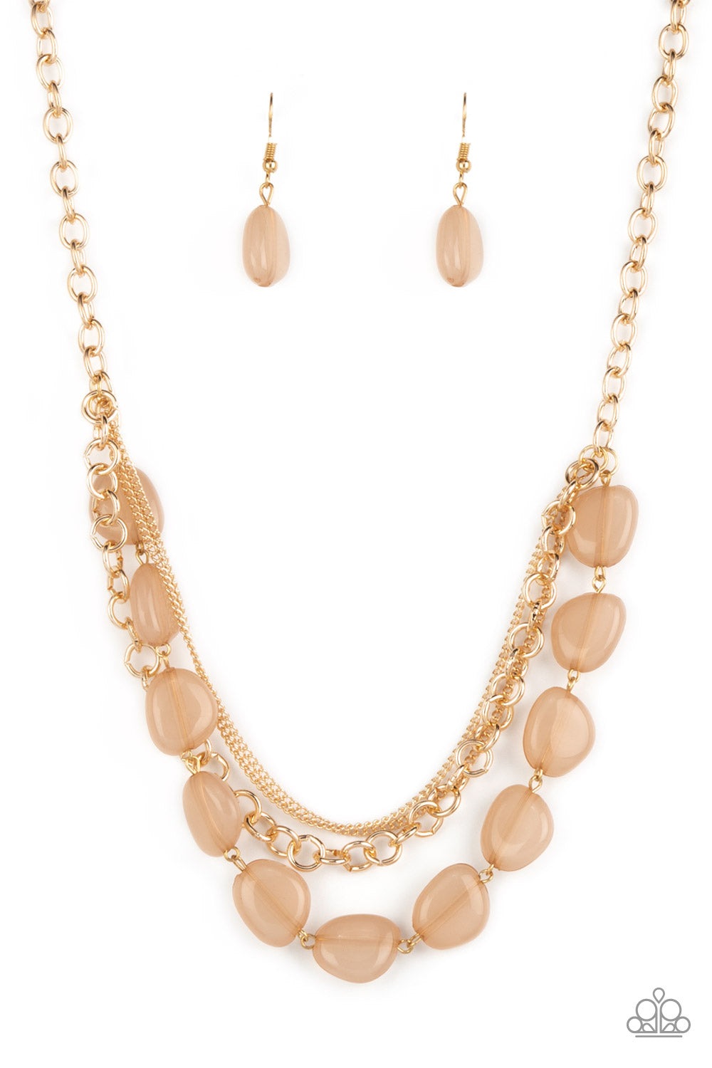 PUMPED UP POSH GOLD-NECKLACE