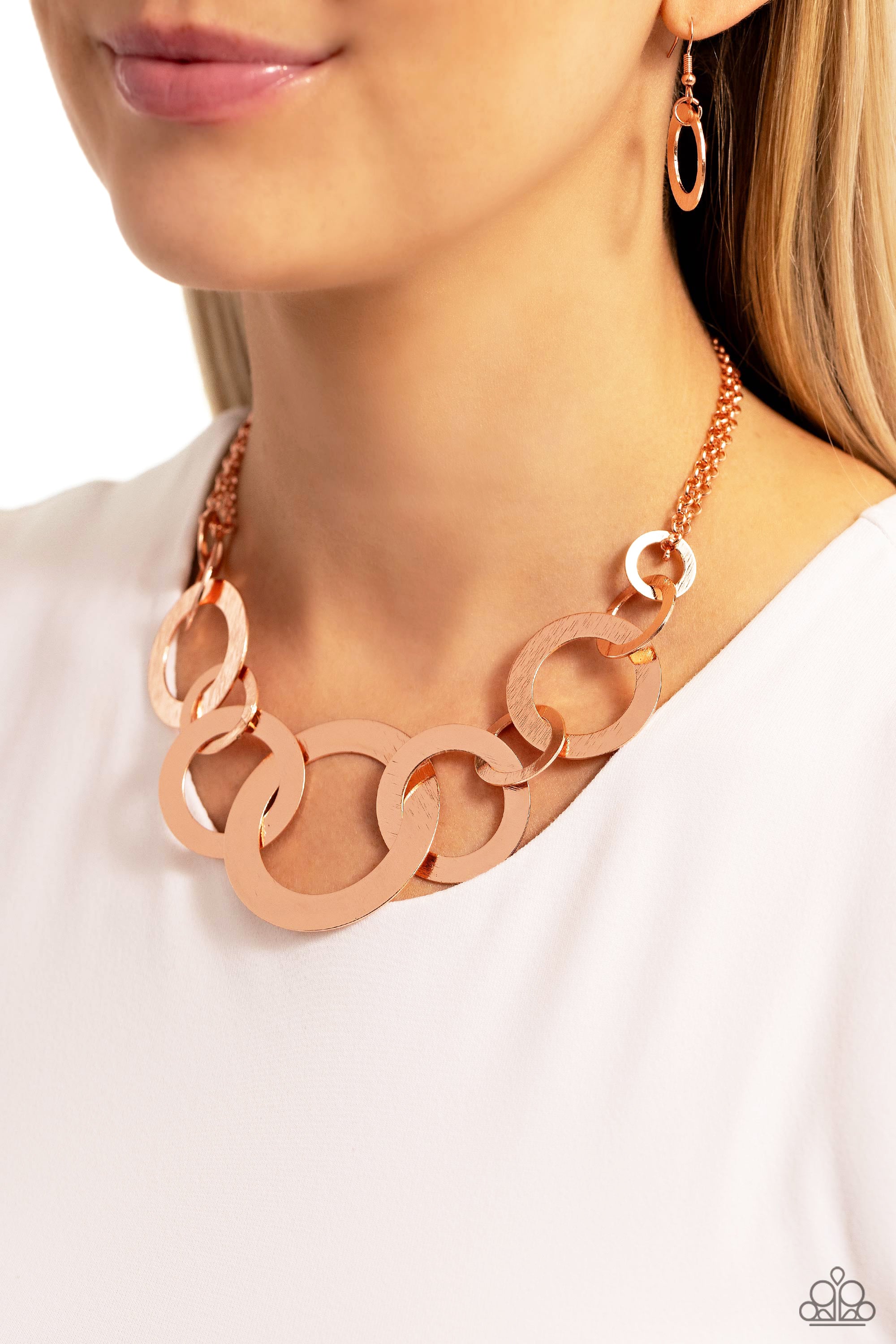 UPTOWN LINKS COPPER-NECKLACE