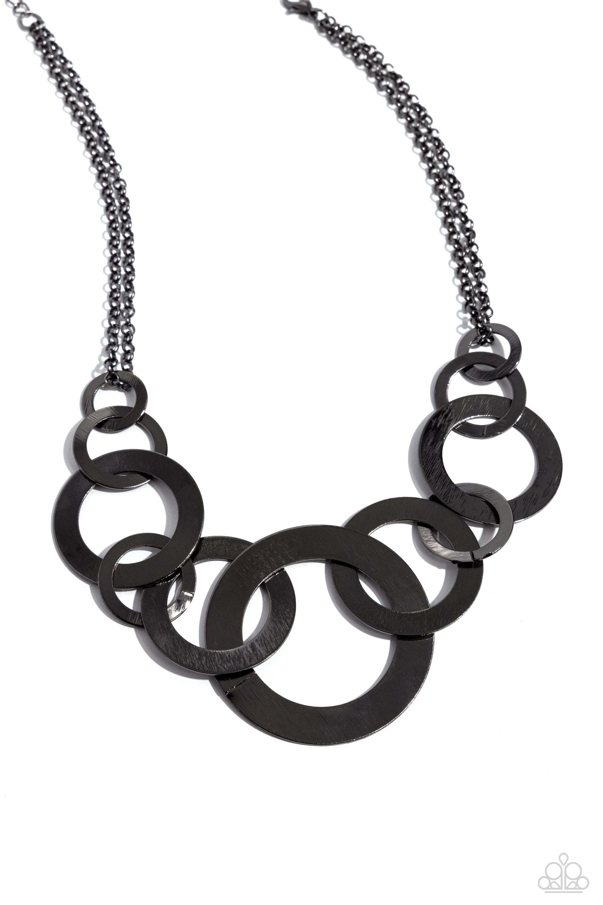 UPTOWN LINKS BLACK-NECKLACE