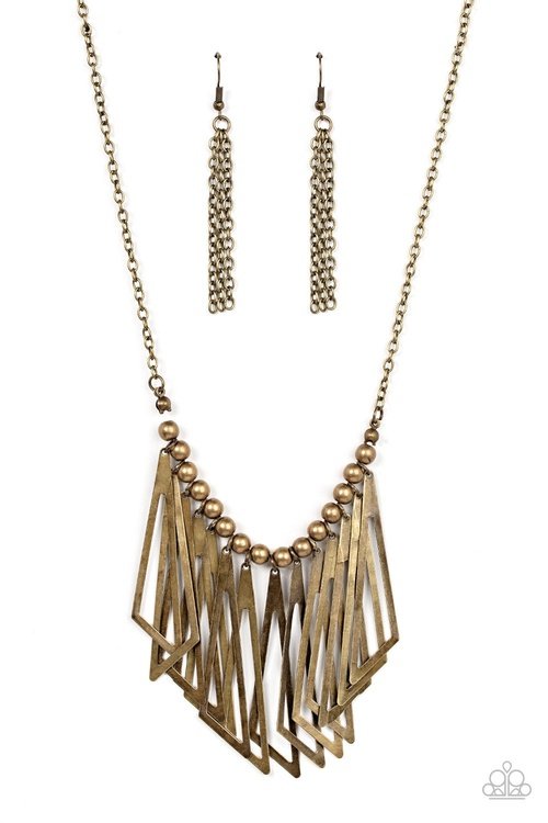 INDUSTRIAL JUNGLE BRASS-NECKLACE