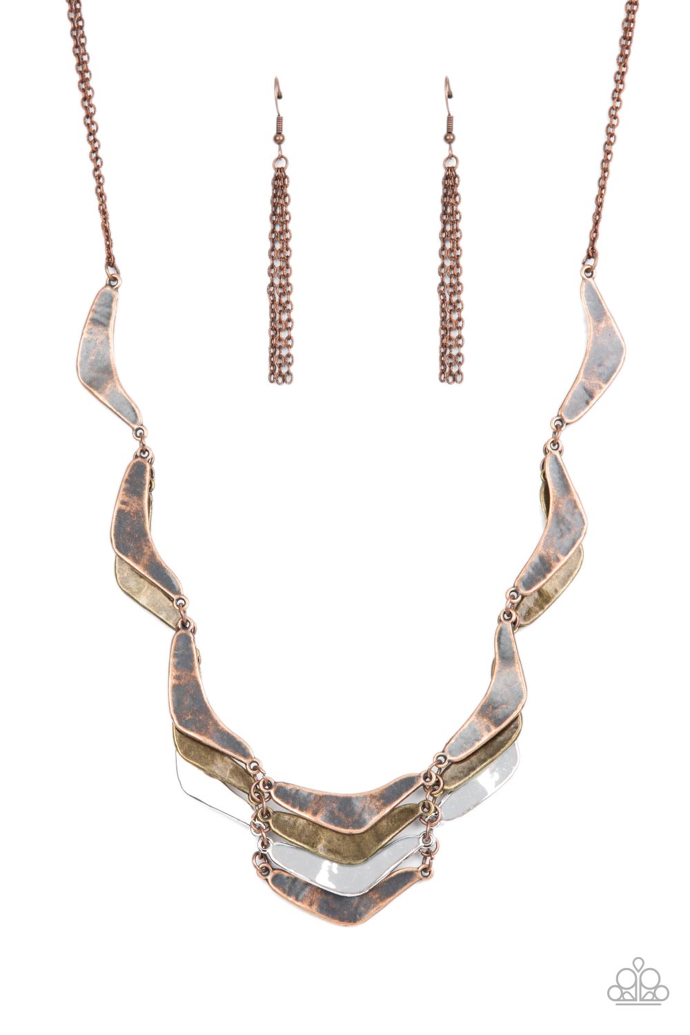 MIXED METAL MECCA COPPER-NECKLACE