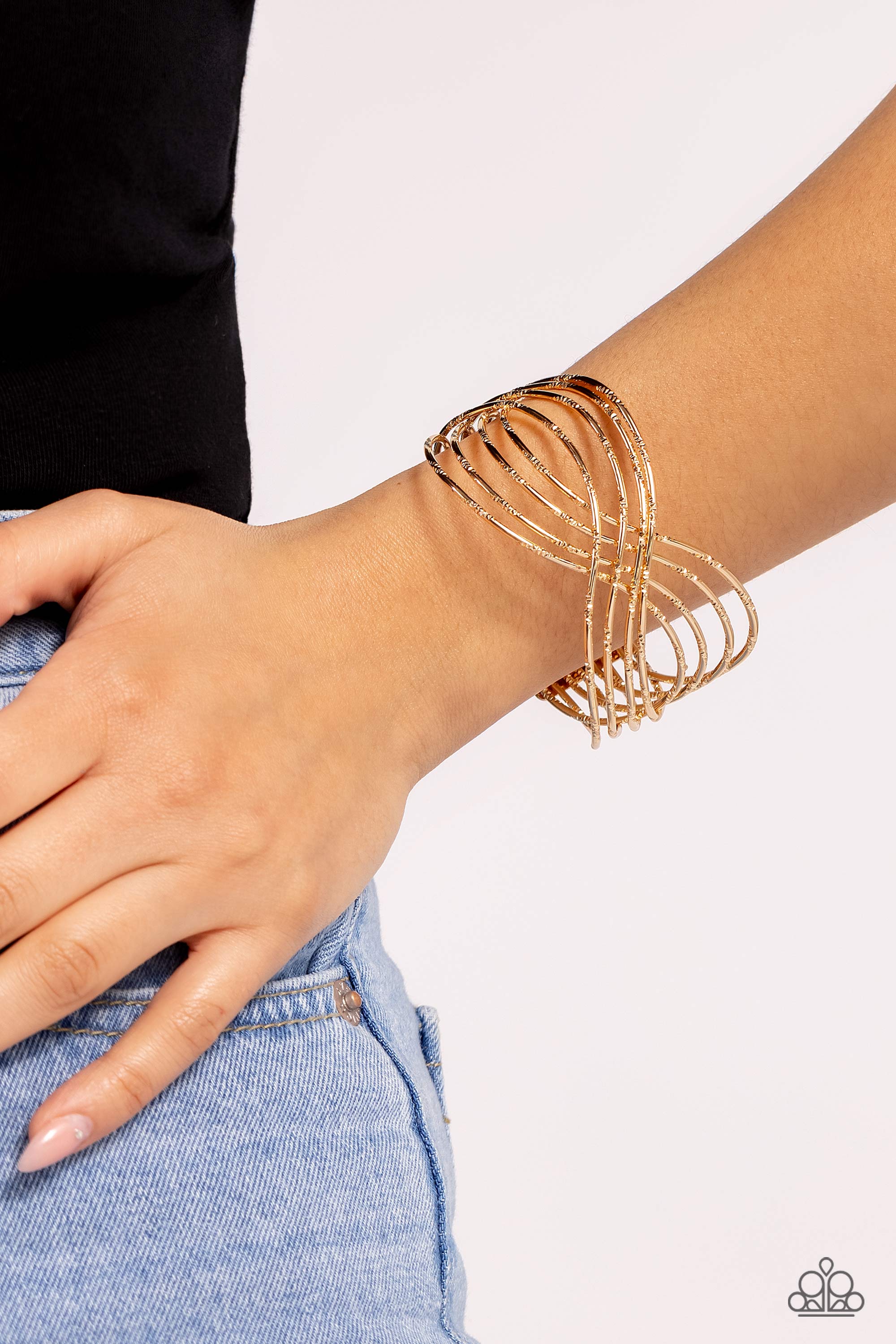 WIRE AWAY GOLD-BRACELET