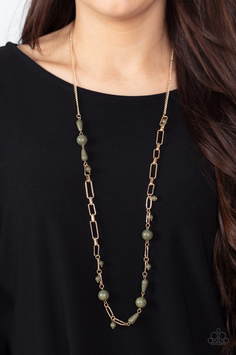 DESERT JOURNEY GREEN-NECKLACE