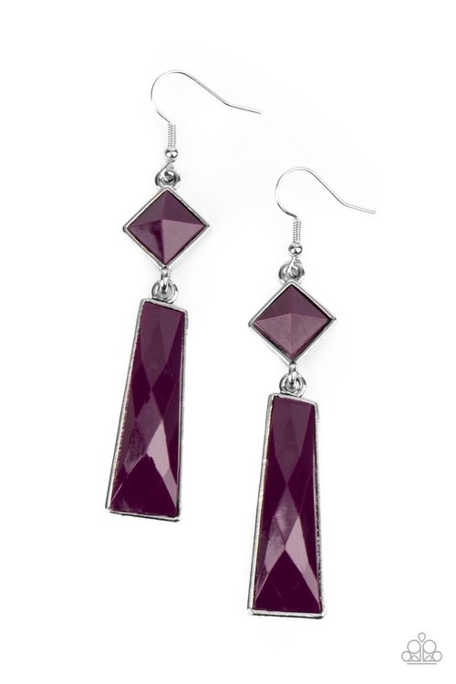 HOLLYWOOD HARMONY PURPLE-EARRINGS