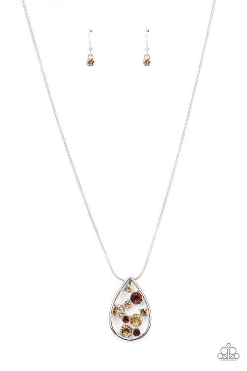 SEASONAL SOPHISTICATION BROWN-NECKLACE