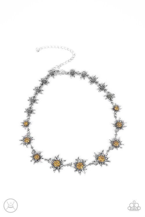 GET UP AND GROW YELLOW-NECKLACE