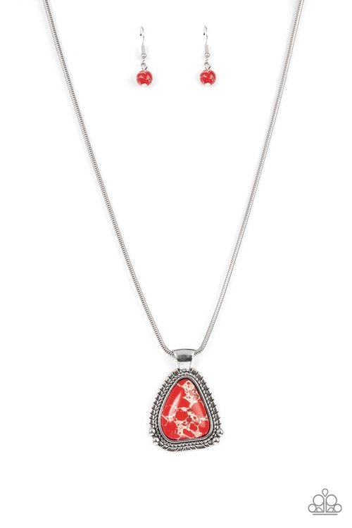 ARTISAN ADVENTURE RED-NECKLACE