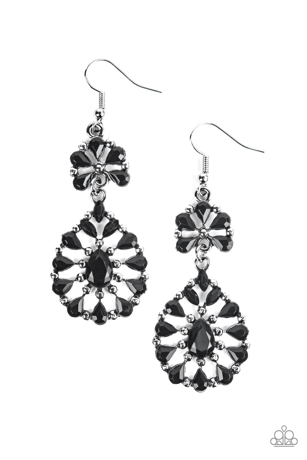 POSH PALOOZA BLACK-EARRINGS