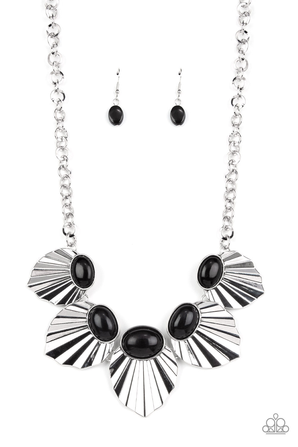 FEARLESSLY FEROCIOUS BLACK-NECKLACE