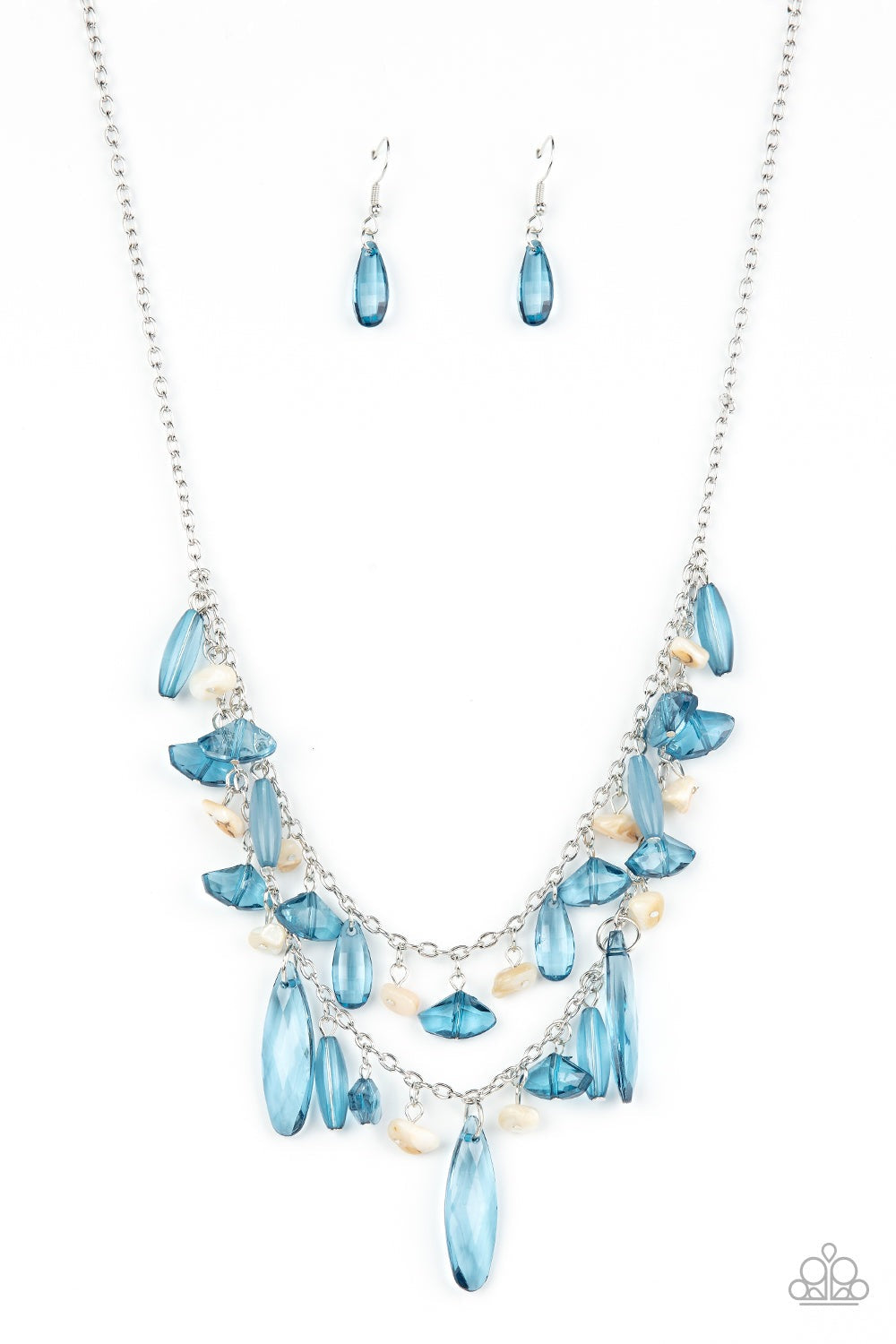 CANDLELIT CABANA BLUE-NECKLACE