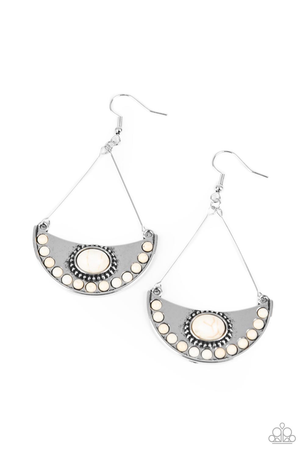 CANYON CANOE RIDE WHITE-EARRINGS