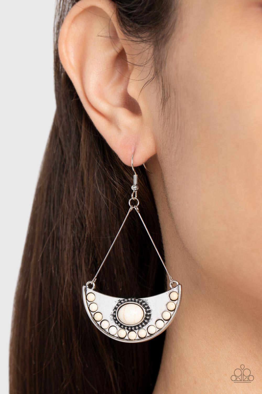 CANYON CANOE RIDE WHITE-EARRINGS