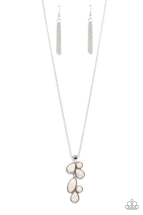 WILD BUNCH FLAIR WHITE-NECKLACE