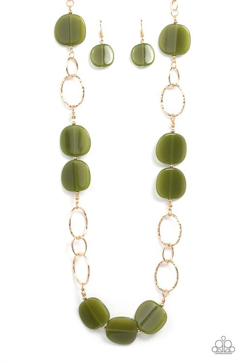 POSH PROMENADE GREEN-NECKLACE