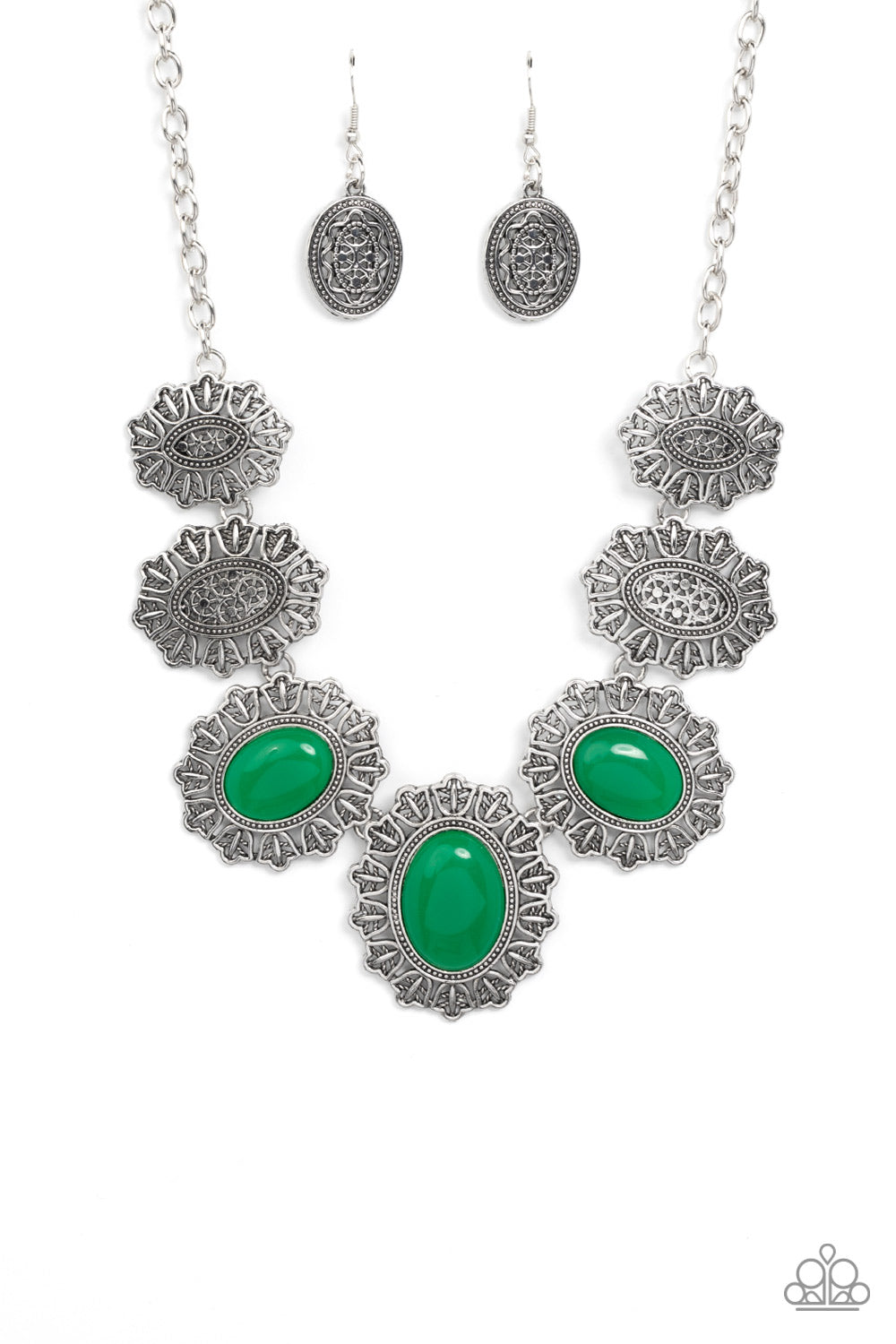 FOREVER AND EVERGLADE GREEN-NECKLACE