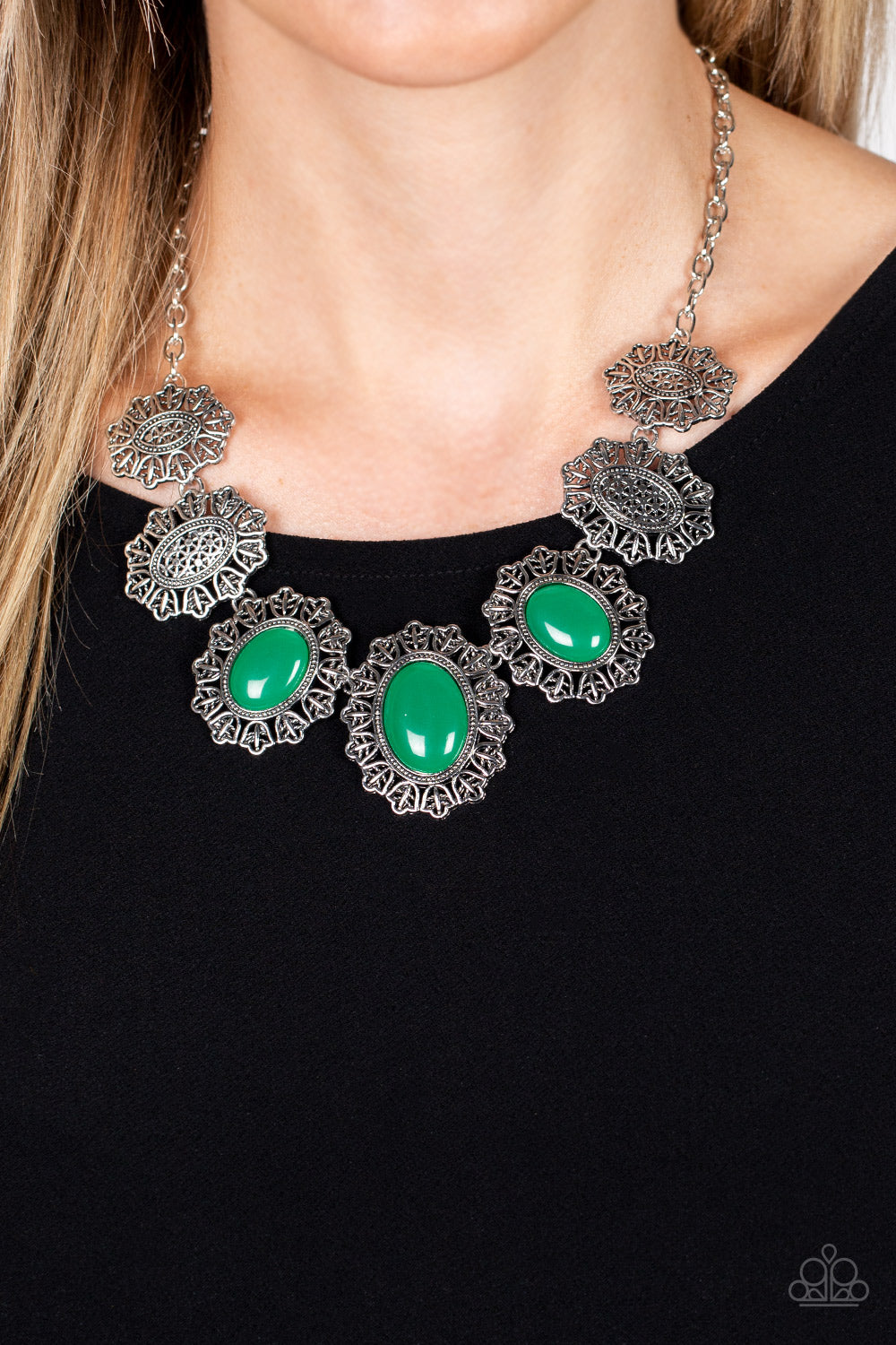 FOREVER AND EVERGLADE GREEN-NECKLACE