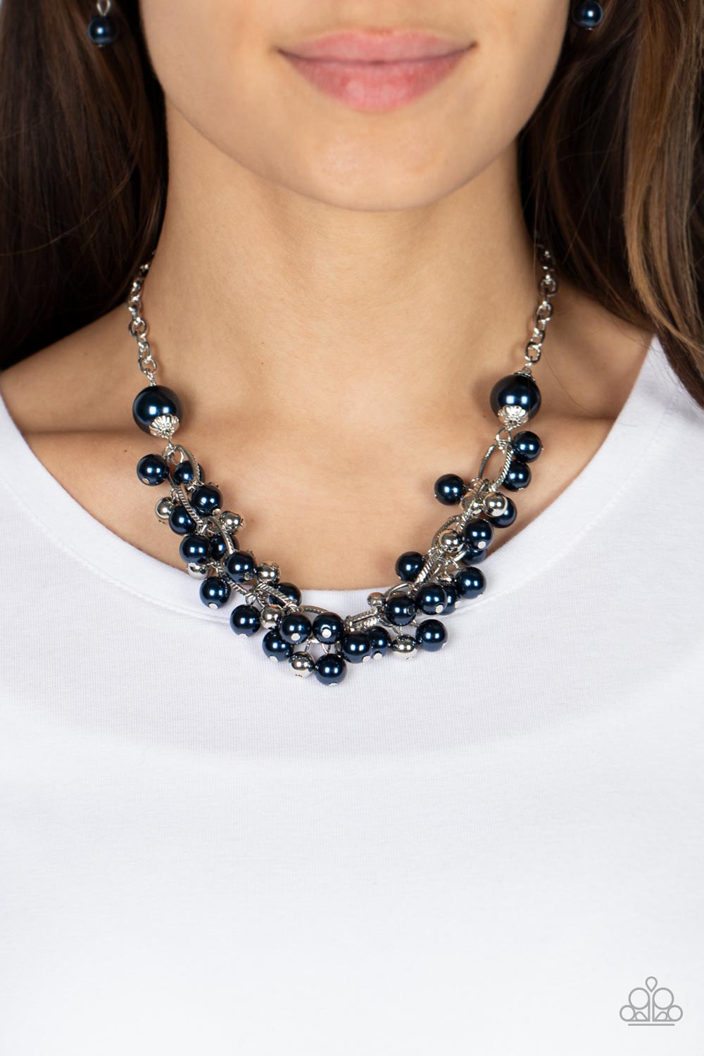 PARTY CRASHER BLUE-NECKLACE