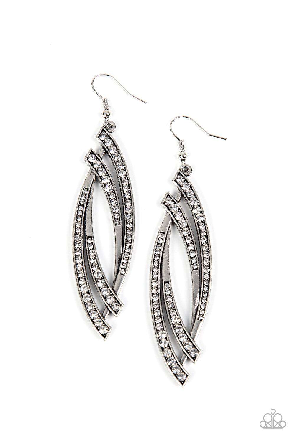 TWINKLE FOR TWO WHITE-EARRINGS