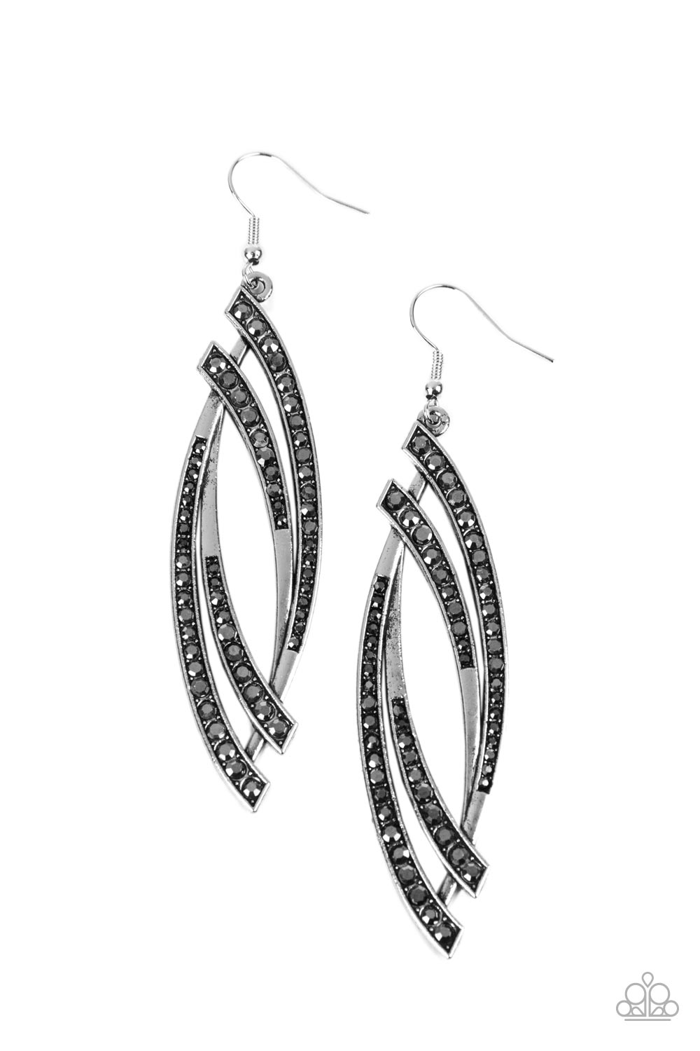 TWINKLE FOR TWO SILVER-EARRINGS