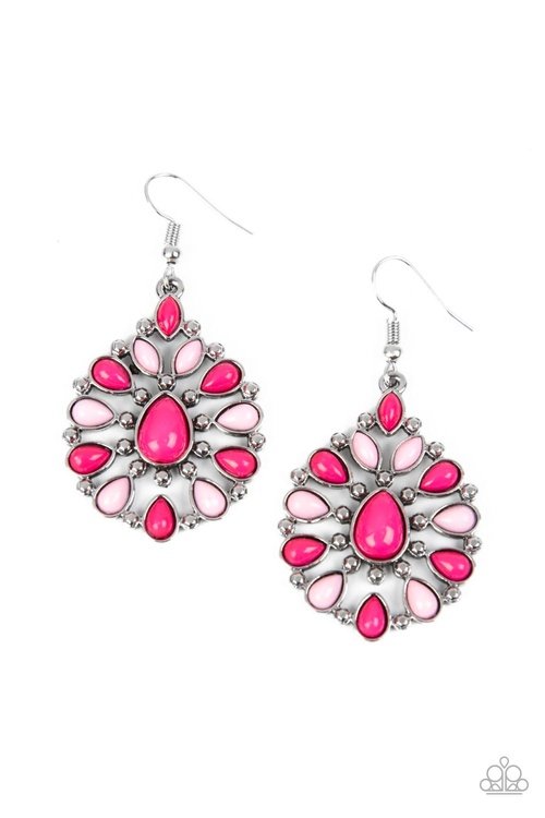 LIVELY LUNCHEON PINK-EARRINGS