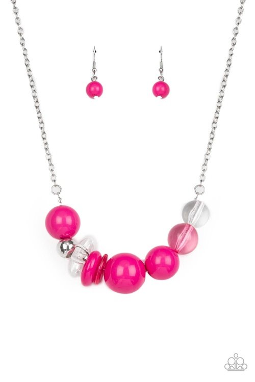 BAUBLE BONANZA PINK-NECKLACE