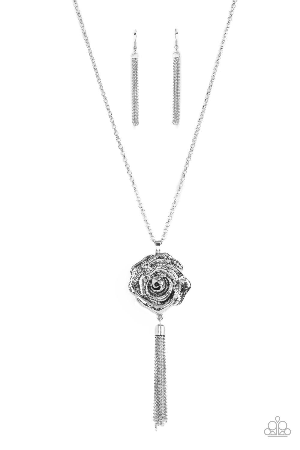 ROSY REDUX SILVER-NECKLACE