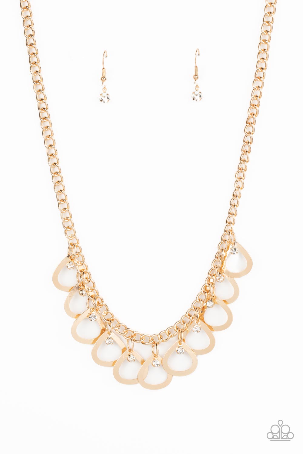 TEAR-RIFICALLY TWINKLING GOLD-NECKLACE