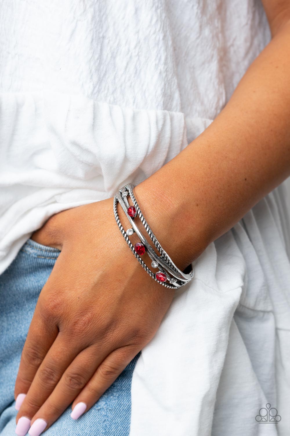 BONUS BLING RED-BRACELET