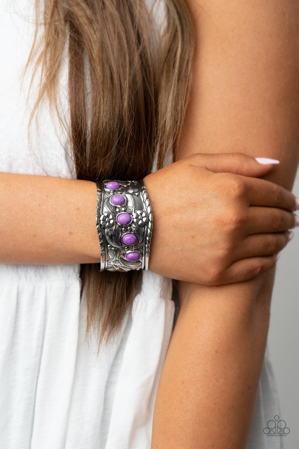 WELCOME TO THE BADLANDS PURPLE-BRACELET