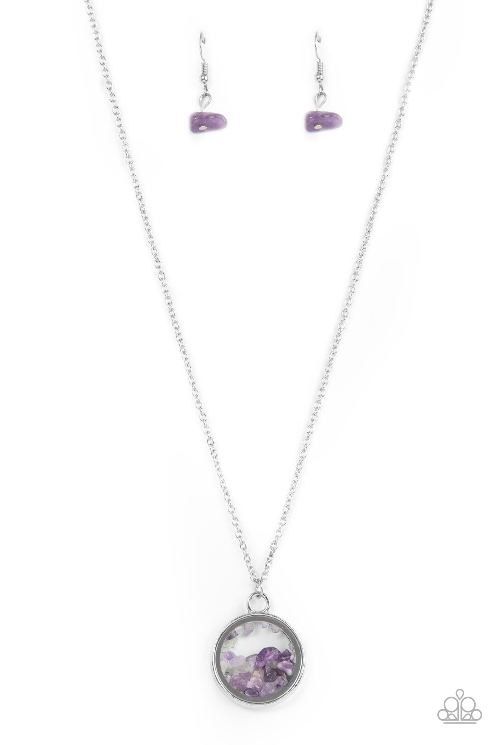 GEMSTONE GURU PURPLE-NECKLACE